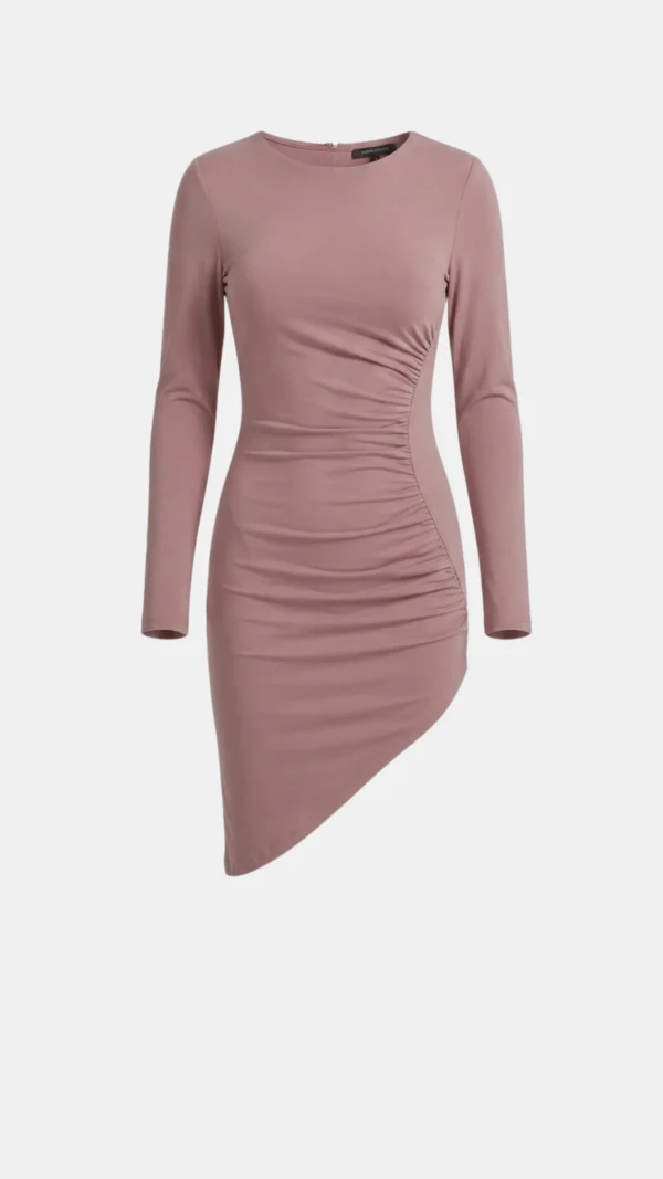 No. 878 – Sukienka z linii Basic Aeselle Róż Taupe