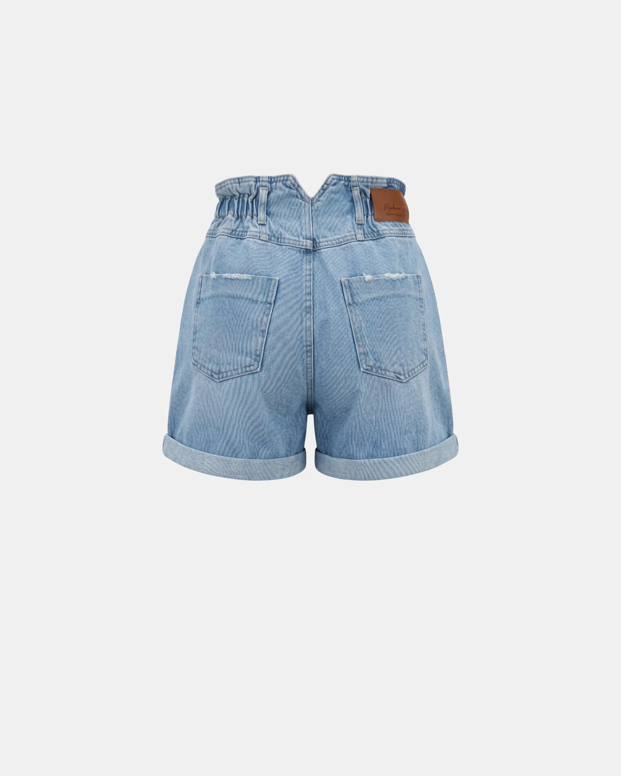 No. 700 - Denimowe szorty high waist Iloura - obrazek 2