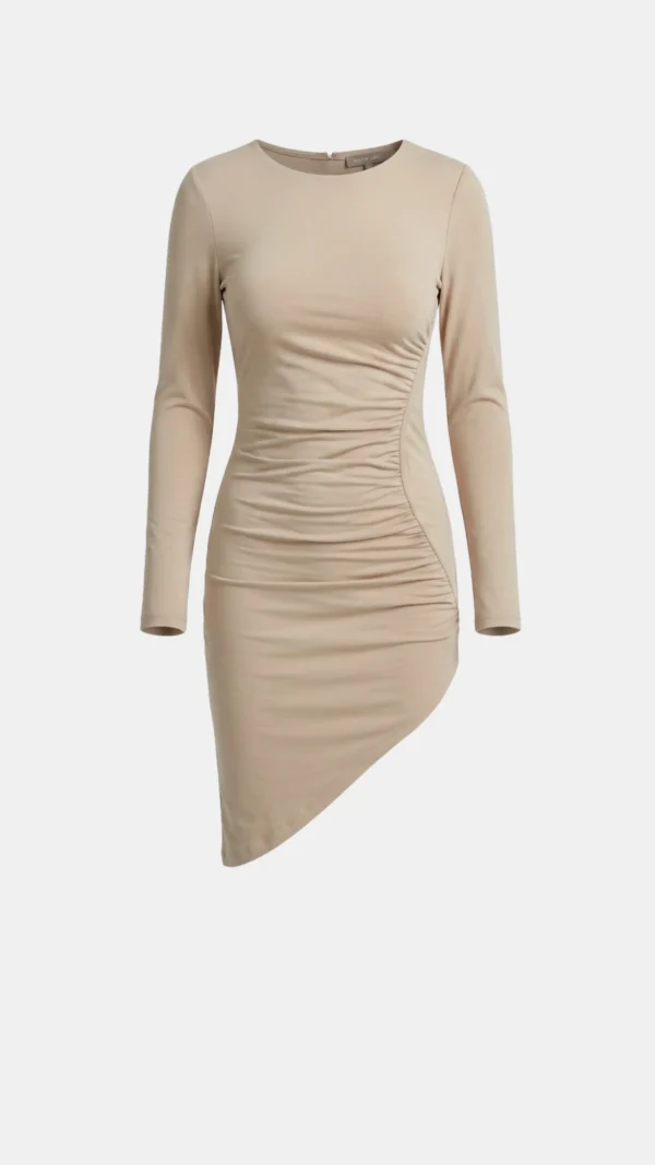No. 877 – Sukienka z linii basic Aeselle Waniliowa