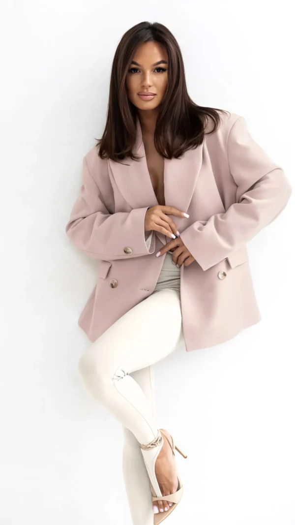 Marynarka Oversize Aurelle Różowa