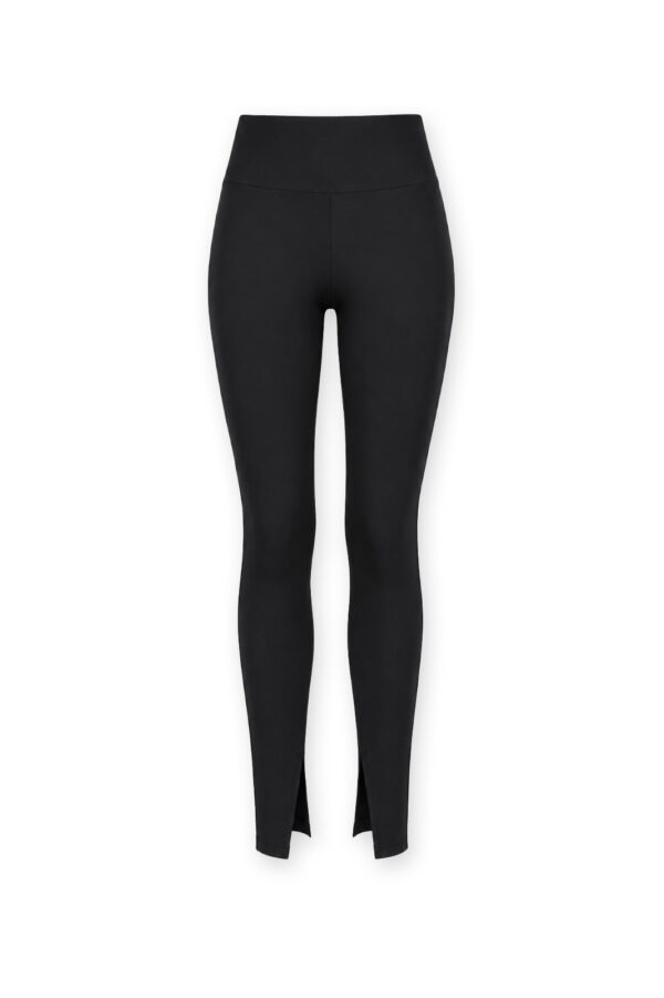 Legginsy damskie dopasowane MILA czarne